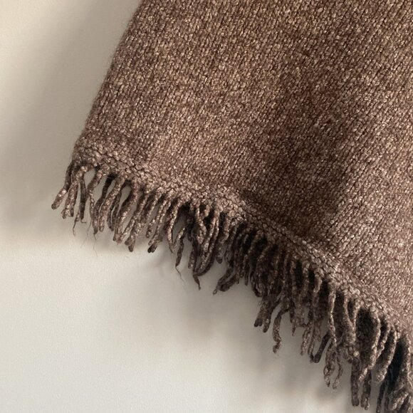 Poncho - Undyed Wool/Cotton - Picture 2 of 7